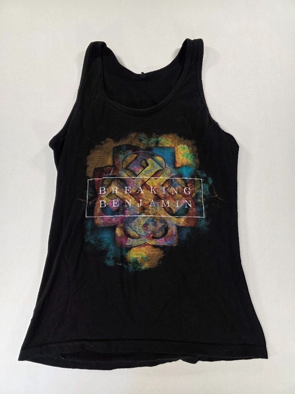 Breaking Benjamin Tank Top Crop Top Black Men's See Description for Size Info